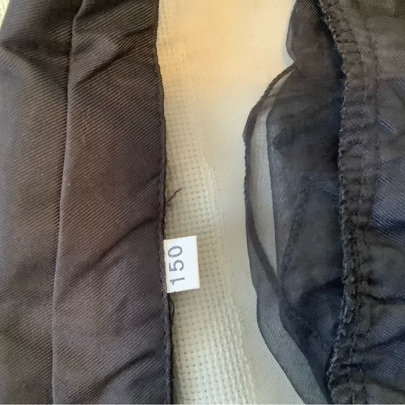 Elegant Black Tiered Dress - Picture 8 of 8